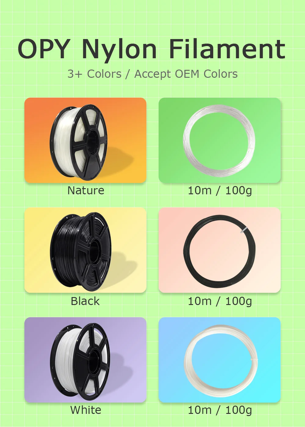 Opy Pa66 1.75mm Roll Polyamide Transparent (assorted): Commercial Equipment - Commercial Use | able | angles. | temperature | Commercial Equipment - Image 9
