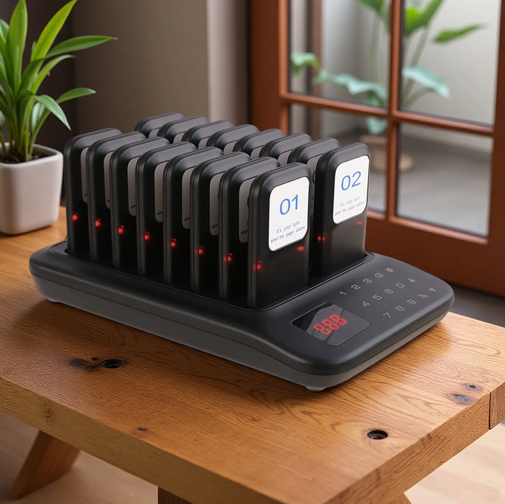 Pagers Buzzer Restaurant (docking, Us) - Commercial Use - Commercial Equipment | waiting | White | AU | Commercial Equipment