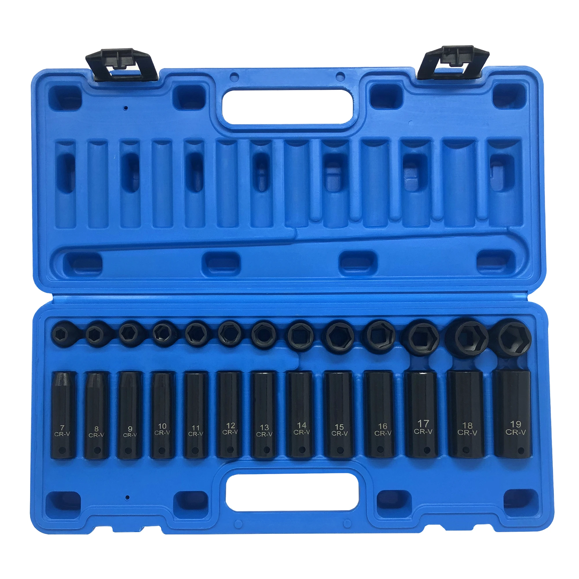 Pcs Socket 3/8 Crv Deep (length) - Commercial Use - Commercial Equipment | drive | 63mm | 19mm. | Commercial Equipment