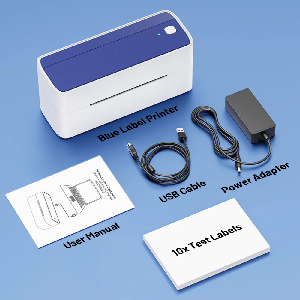 Phomemo Portable Thermal Printer Bluetooth (eu Plug, Grey) - Commercial Equipment For Commercial Use | online. | Black | Deep Blue - Image 10