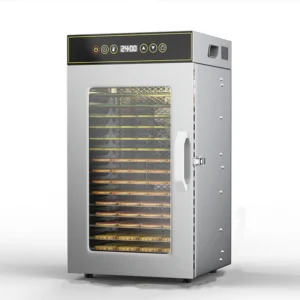 Home Efficient Fruits Premium Stainless Food (110v, Stainless Steel) - Food Dehydrator For Drying For Food Prep | 18 trays | 110V | Stainless steel