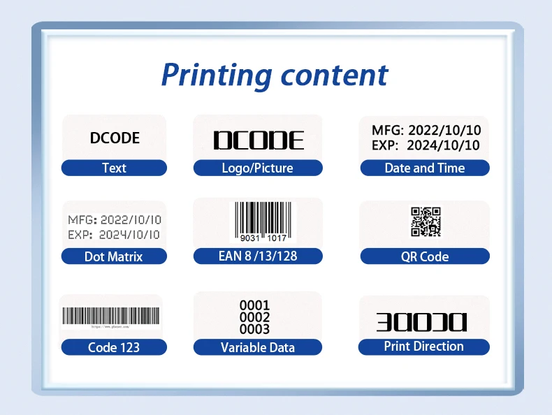 Printer Barcode Dcode 12.7/25.4mm Handheld (weight, 2-5mm) - Commercial Use - Commercial Equipment | only | 700g | hold | Commercial Equipment - Image 10