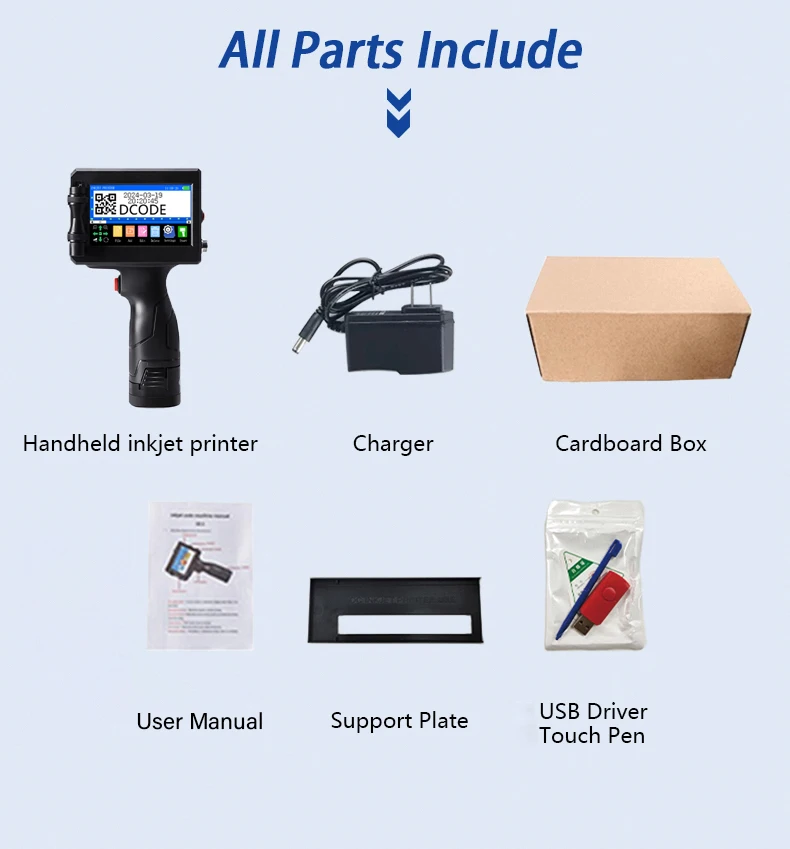 Printer Barcode Dcode 12.7/25.4mm Handheld (weight, 2-5mm) - Commercial Use - Commercial Equipment | only | 700g | hold | Commercial Equipment - Image 12