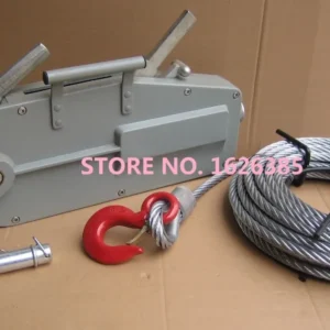 Pulling Certificate Winch 0.8tx20m Alloy Wire (aluminum, Charge.) - Commercial Equipment For Commercial Use | Aluminum | check | together.