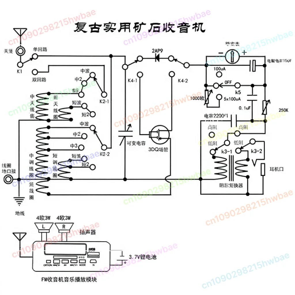 Radio Practical Mineral Medium Wave - Commercial Use - Commercial Equipment | Commercial Equipment - Image 2
