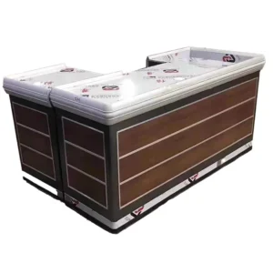 Commercial Use: Commercial Equipment Unit | Restaurant Supermarket Repurchased Store Counter Retail Checkout | Description + Material | Stainless stee