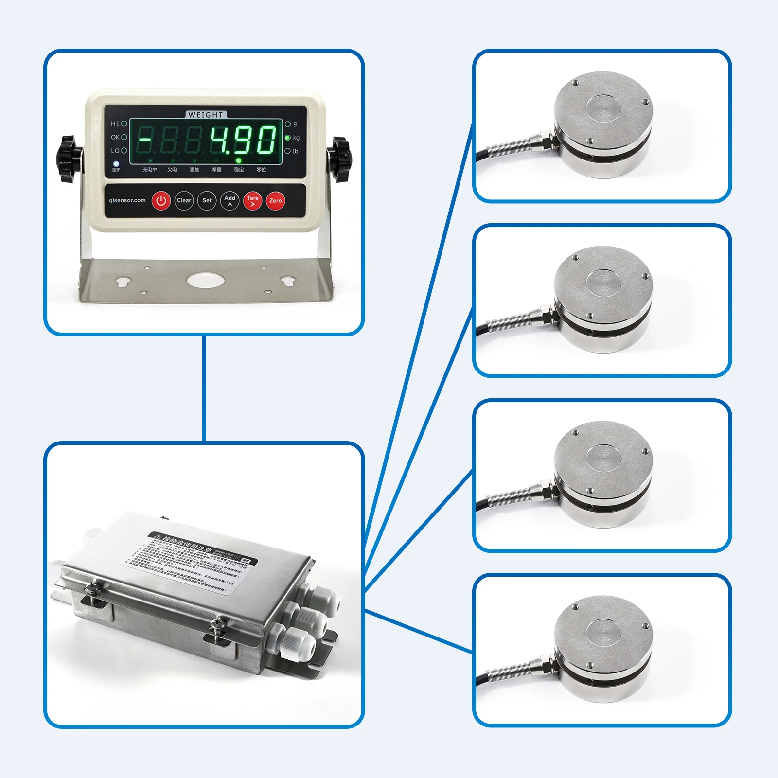 Rechargeable Weighing Animal Display Livestock Portable Digital (easy, Move) - Commercial Equipment For Commercial Use | construction | long-lasting |