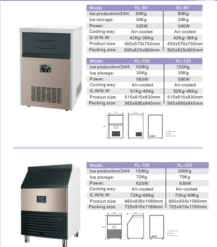 Maker (280kg, Leave) | Ice Machine | Bar & Restaurant Service | 280kg | profile | located | Cooling | Commercial Ice Machines - Image 9
