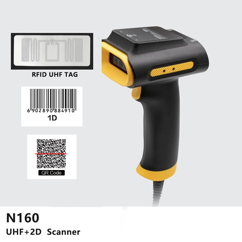 Rfid Barcode Uhf Bluetooth Code 18000-6c (types) - Commercial Use - Commercial Equipment | interfaces | connect | cable | Commercial Equipment