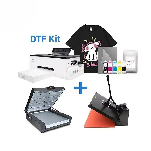 Sales Convert Dtf Kit Printer Price (dtf A3 Heat Press, DTF A4 Printer): Commercial Equipment - Commercial Use | L805 | DTF A4 printer | DTF A3 Oven