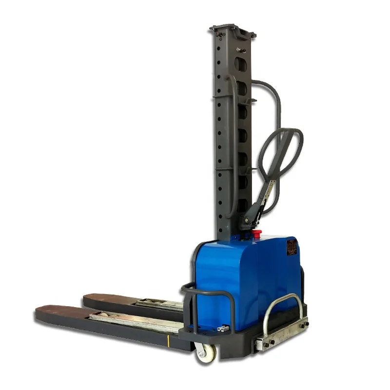 Self 700kg Forklift Loading Cheap Electric Stacker (unloading) - Commercial Equipment - Commercial Use | unloading | capacity | Red