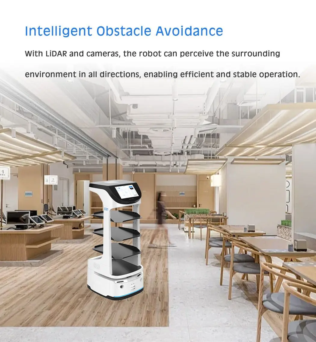 Service Custom Reception Delivery Navigation (obstacle) | Commercial Equipment | Commercial Use | 30kg | avoidance | button | Commercial Equipment - Image 6