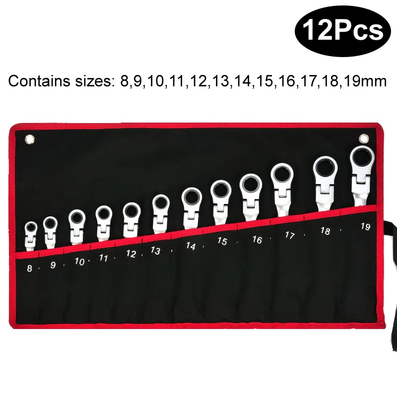 Set Wrench Dual-purpose (mainly, 2.pressure) - Commercial Use - Commercial Equipment | 12Pcs | chrome | minimal | Commercial Equipment