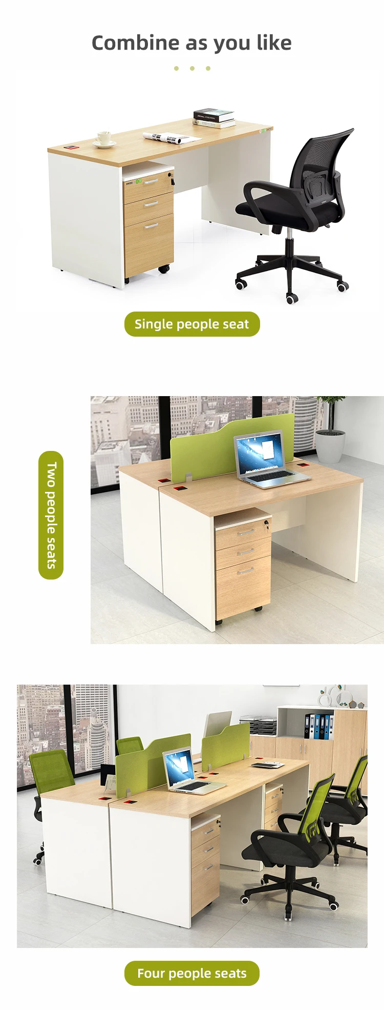 Simple Workstation Office Staff Computer (moveable, Stylish) - Commercial Equipment For Commercial Use | left | moveable | mail | Commercial Equipment - Image 6