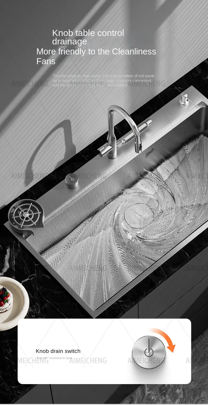 Sink Dishwasher-compatible Stainless Large Bowl Kitchen Finish (stainless Steel, Help): Commercial Equipment - Commercial Use | Stainless steel | befo - Image 16