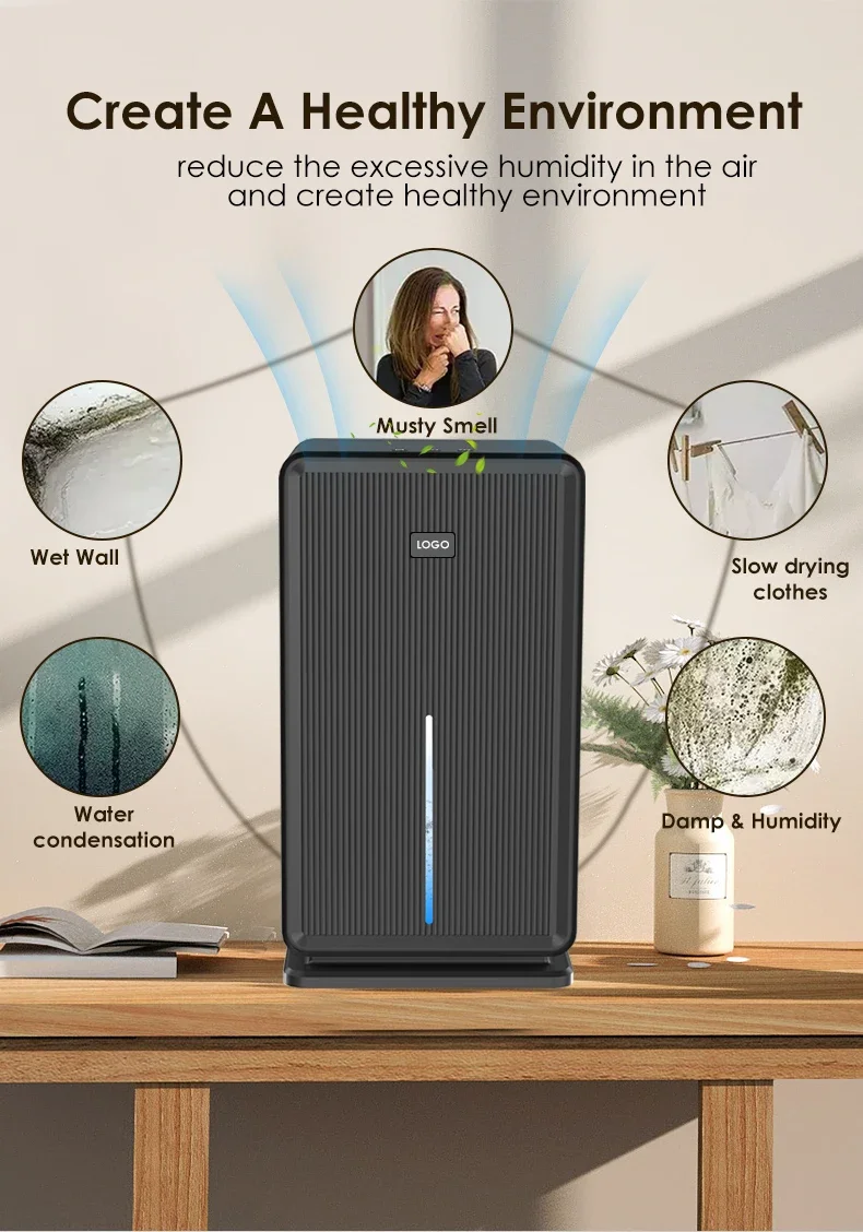 Small Dehumidifier Wardrobe Dehumidifier2024 Design (3l, Such) | Commercial Equipment | Commercial Use | 3L - Image 8