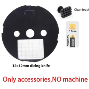 110v/220v Cutter Multifunctional Slicing Dicing Fruit (110v, 6 Cutting Blades-us) - Commercial Equipment For Commercial Use | 110V | 6 cutting blades-