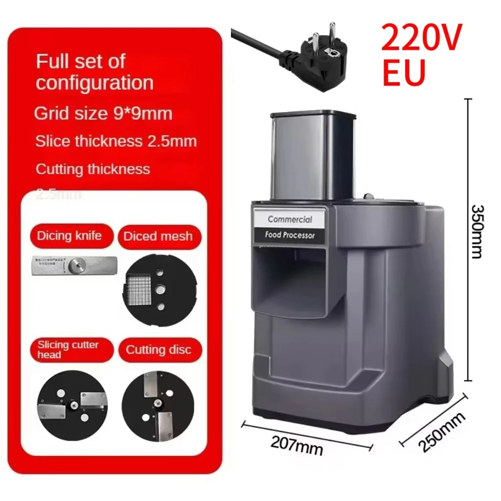 Vegetable Slice 110v/220v (110v, 5 Cutting Blades-uk): Commercial Equipment - Commercial Use | 110V | 220V EU | 110V US - Image 17