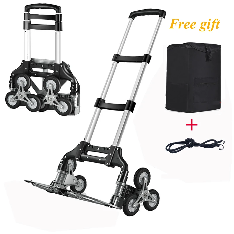Cord Foldable Upstairs 75kg Terrain Truck (aluminum, Description): Commercial Equipment - Commercial Use | Aluminum | -packing | unfold