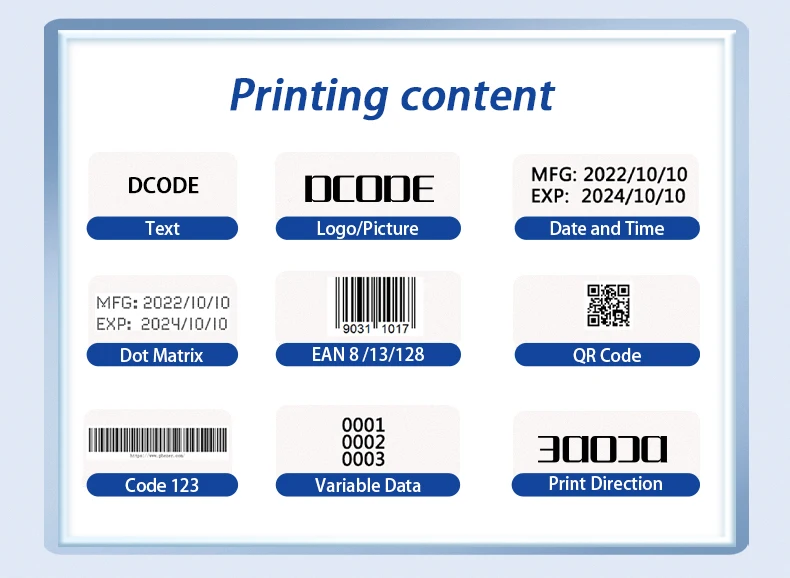 Handheld Printer Barcode Dcode 12.7mm Mini (245g) | Commercial Equipment | Commercial Use | UK Plug | cartridge | adapter | Commercial Equipment - Image 11