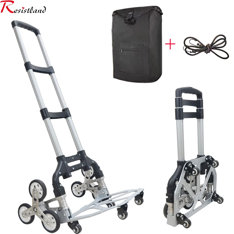 Cord Foldable Upstairs 75kg Terrain Truck (aluminum, Description): Commercial Equipment - Commercial Use | Aluminum | -packing | unfold - Image 12