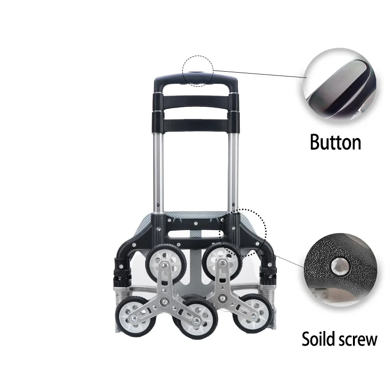 Cord Foldable Upstairs 75kg Terrain Truck (aluminum, Description): Commercial Equipment - Commercial Use | Aluminum | -packing | unfold - Image 15