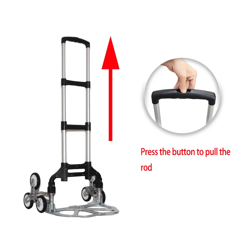 Cord Foldable Upstairs 75kg Terrain Truck (aluminum, Description): Commercial Equipment - Commercial Use | Aluminum | -packing | unfold - Image 17
