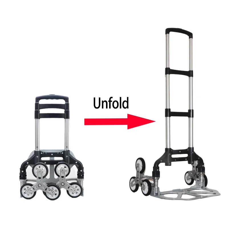 Cord Foldable Upstairs 75kg Terrain Truck (aluminum, Description): Commercial Equipment - Commercial Use | Aluminum | -packing | unfold - Image 19