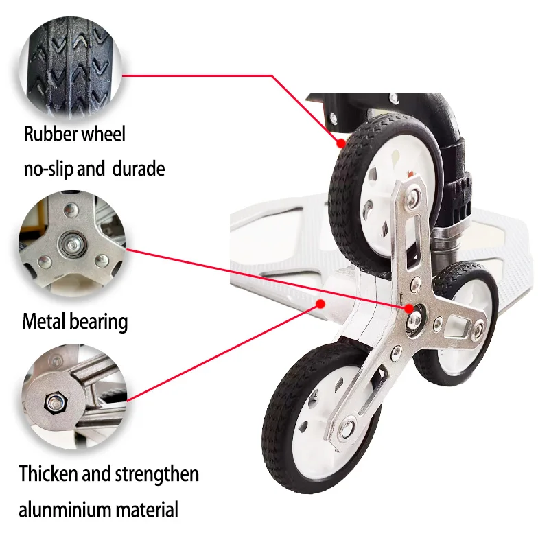 Cord Foldable Upstairs 75kg Terrain Truck (aluminum, Description): Commercial Equipment - Commercial Use | Aluminum | -packing | unfold - Image 20