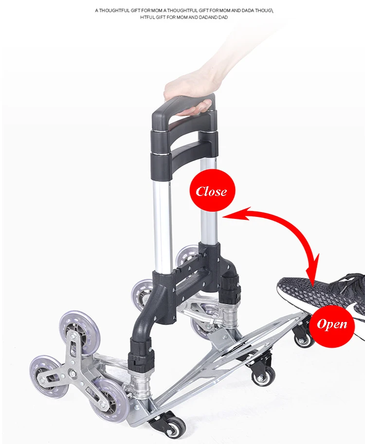 Cord Foldable Upstairs 75kg Terrain Truck (aluminum, Description): Commercial Equipment - Commercial Use | Aluminum | -packing | unfold - Image 23