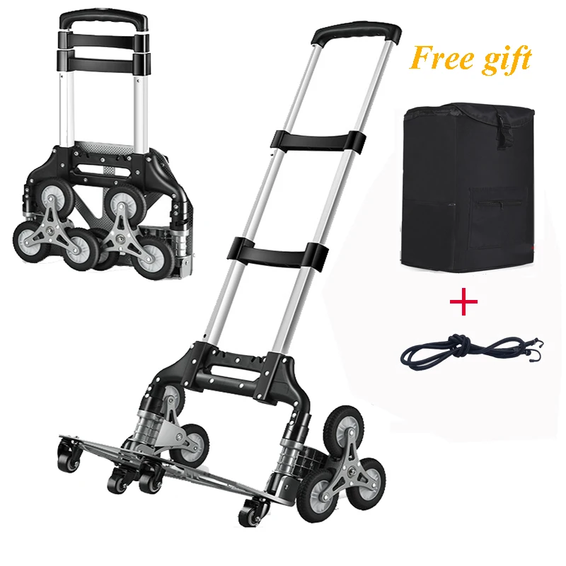 Cord Foldable Upstairs 75kg Terrain Truck (aluminum, Description): Commercial Equipment - Commercial Use | Aluminum | -packing | unfold - Image 32