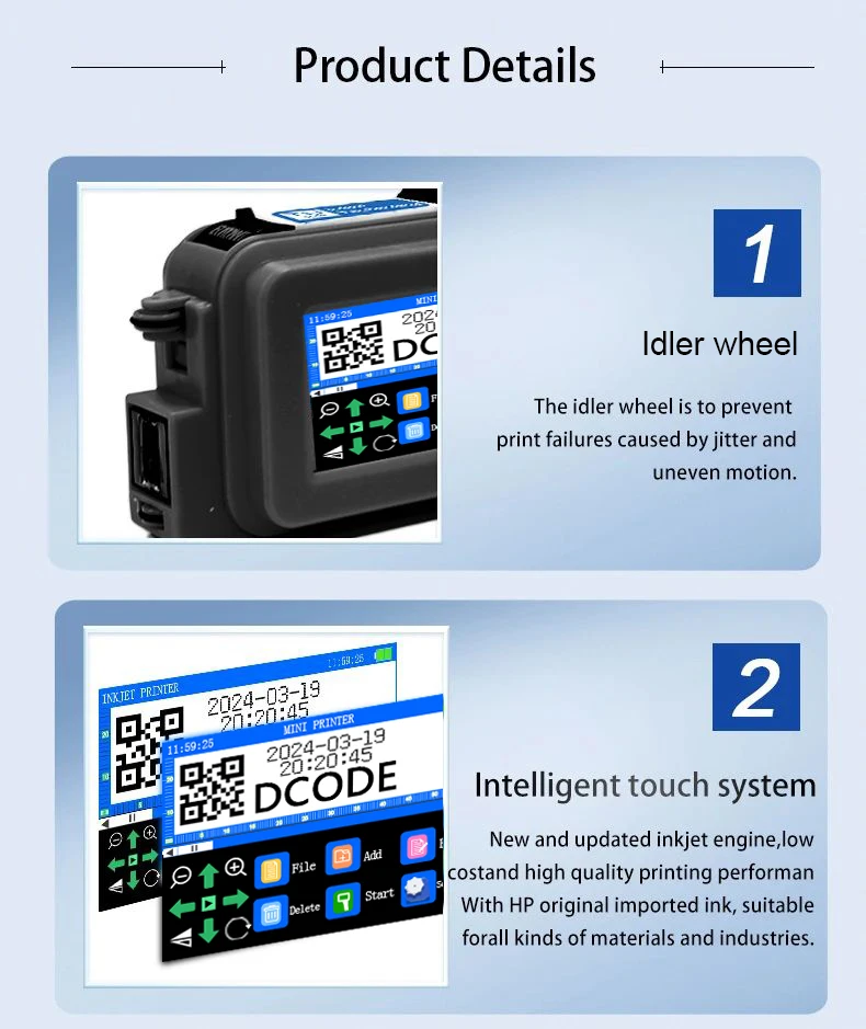 Handheld Printer Barcode Dcode 12.7mm Mini (245g) | Commercial Equipment | Commercial Use | UK Plug | cartridge | adapter | Commercial Equipment - Image 6
