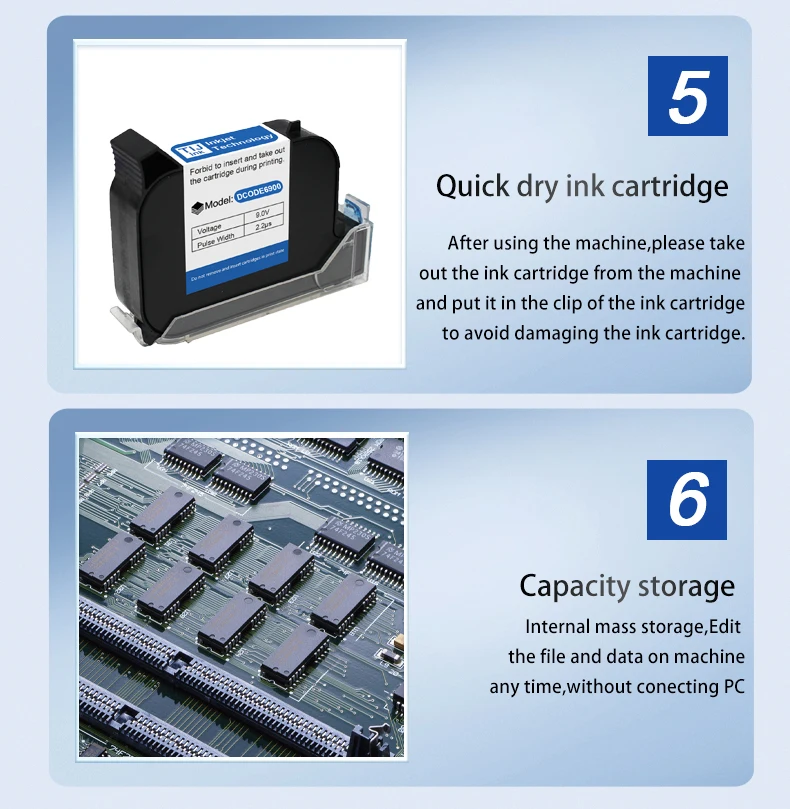 Handheld Printer Barcode Dcode 12.7mm Mini (245g) | Commercial Equipment | Commercial Use | UK Plug | cartridge | adapter | Commercial Equipment - Image 8