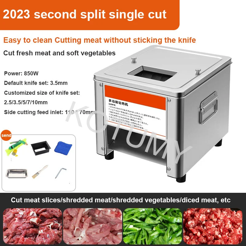 Stainless Electric Cutting Cut Slices/shredded Multifunctional (stainless Steel, 220v) | Commercial Equipment | Commercial Use | 220V