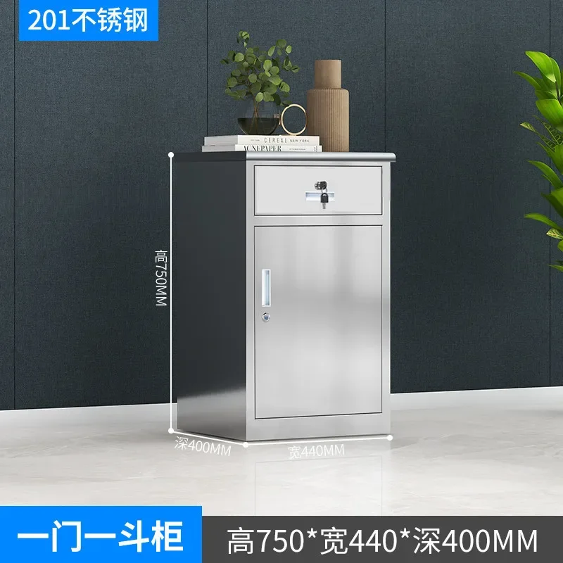Stainless Kitchen Sideboards Household Cupboard Locker (stainless Steel, 100x40x156cm A) | Commercial Equipment | Commercial Use | Stainless steel