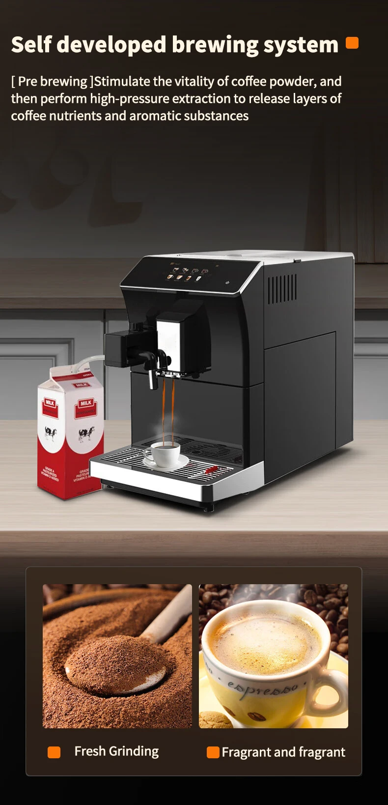 Coffee Automatic - Commercial Equipment Unit For Commercial Use - Size | 220V | 1300W | UK | weight | 38cm | Commercial Equipment - Image 10