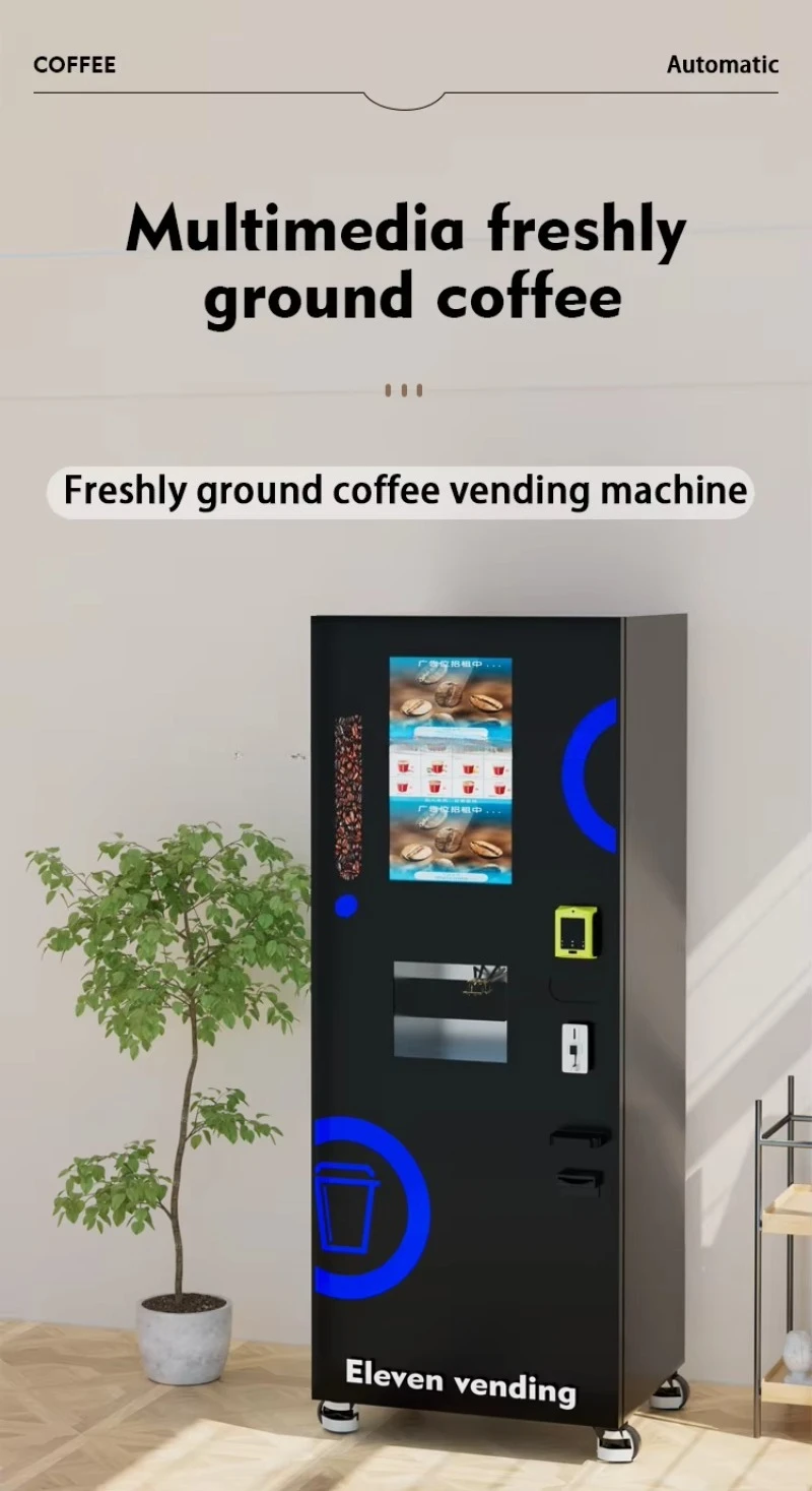 Commercial Use: Commercial Equipment Unit | Vending Automatic Freshly Espresso Coffee Ground 24h | 220v-50hz/110v-60hz + 350w | 220V - Image 3