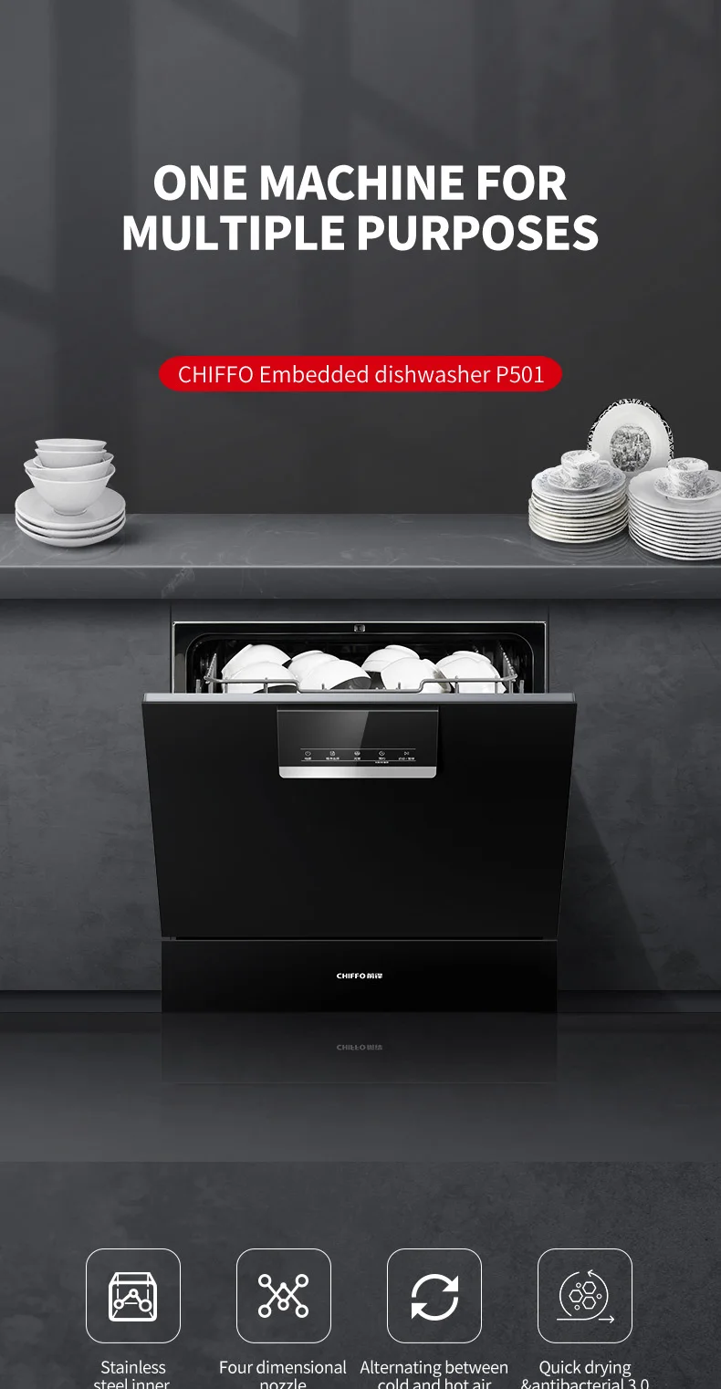 Commercial Equipment Unit - Commercial Use: Built-in Hotel Kitchen Steel (black, Stainless Steel) | Stainless steel | Black | Commercial Equipment - Image 2