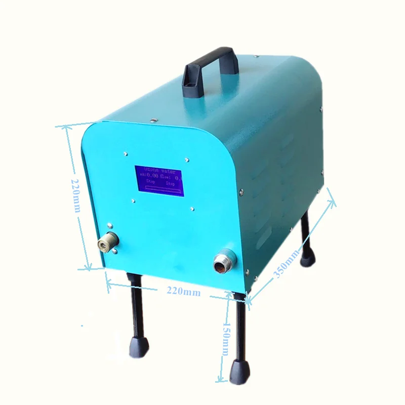 Floor Ozonated Legs Disinfection Generator | 200L | 220V | 100W | Stainless 304 | sky blue | WHITE | Industrial Ozone Generators - Image 4