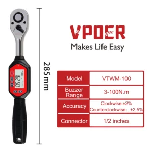 2.2-73.7 26.5-885 Pound 1/2-inch Drive Torque (range) - Commercial Equipment For Commercial Use | easy | efficient | audible | Commercial Equipment