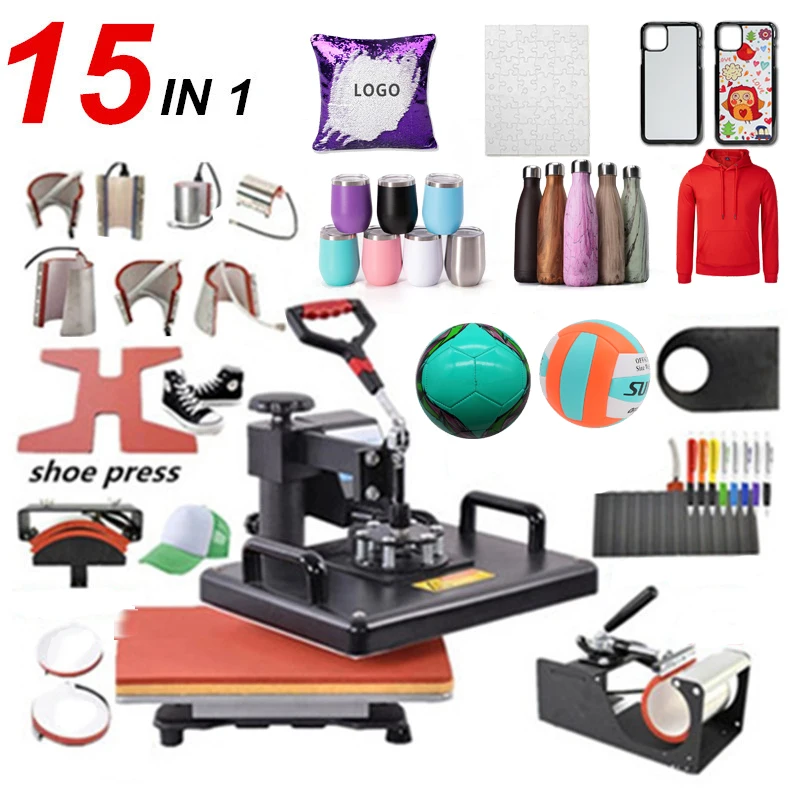 Sublimation Pen Mug/cap/football/bottle/pen/shoe/t Press Transfer Heat Printer/shoe (european, Includes): Commercial Equipment - Commercial Use | trai