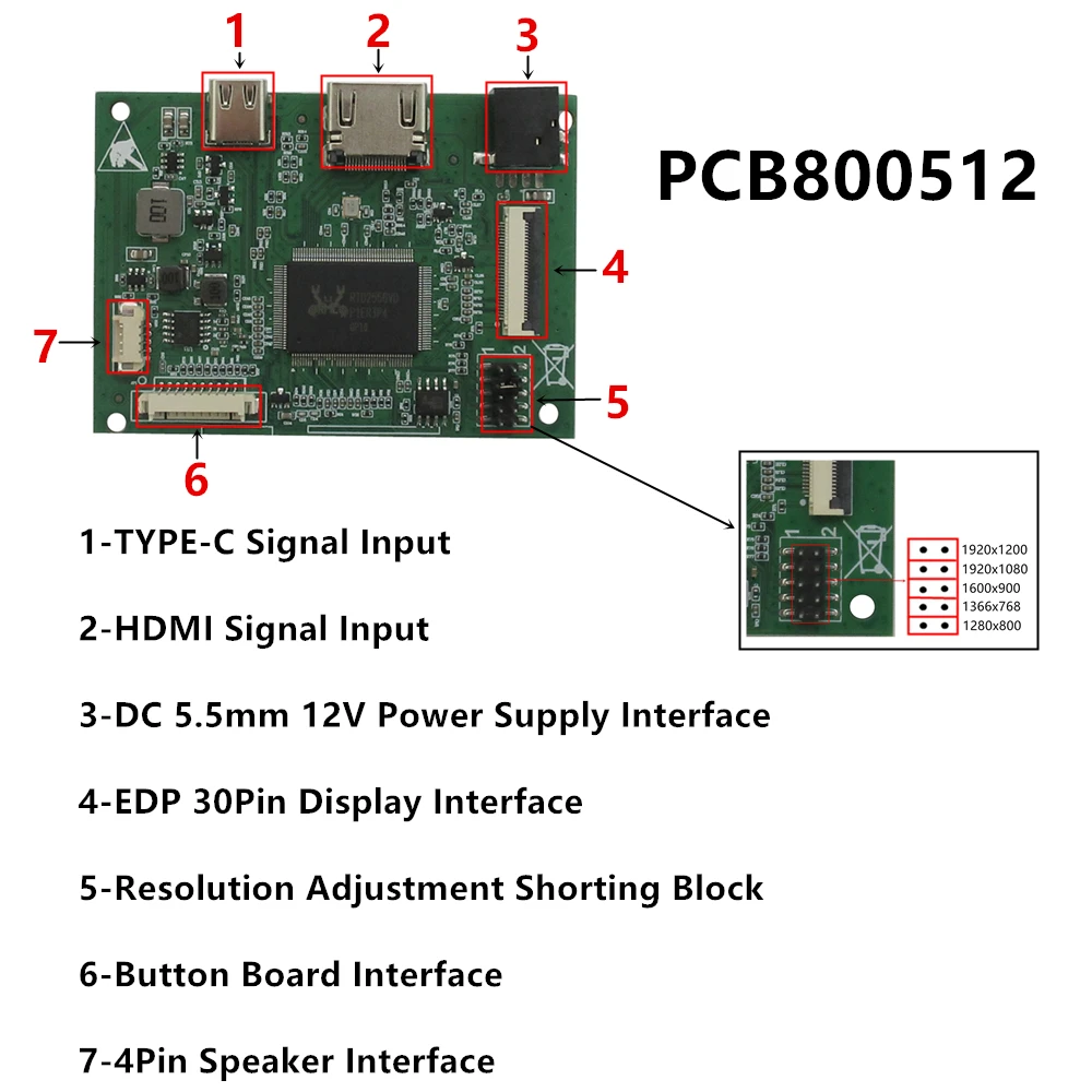 Support Boards Kit Hdmi/usb-c (hdmi/type-c, Entertainment.) - Commercial Equipment For Commercial Use | interface | dual | performance. - Image 3