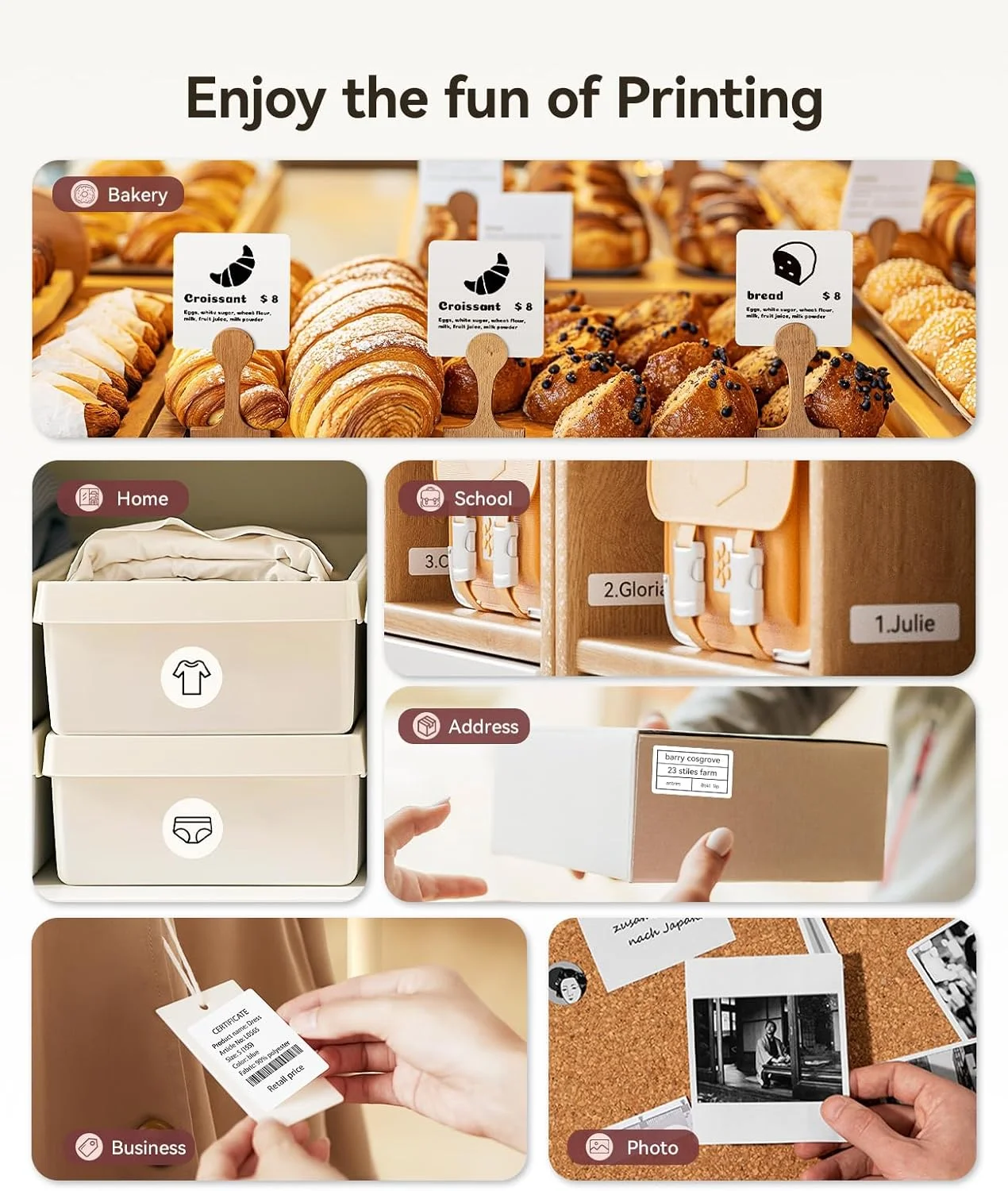 Tag Portable Label Niimbot 300dpi (printing, B21pro 300dpi 3rolls): Commercial Equipment - Commercial Use | barcode | inkless | suitable - Image 20