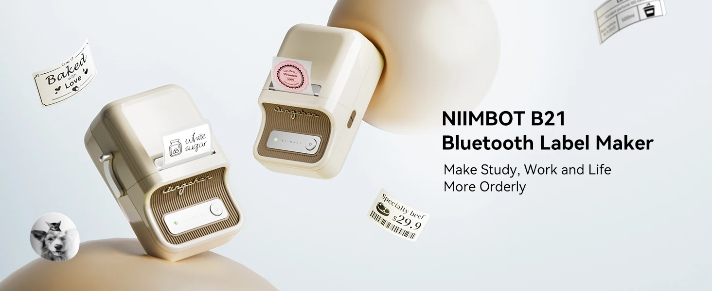 Tag Portable Label Niimbot 300dpi (printing, B21pro 300dpi 3rolls): Commercial Equipment - Commercial Use | barcode | inkless | suitable - Image 3