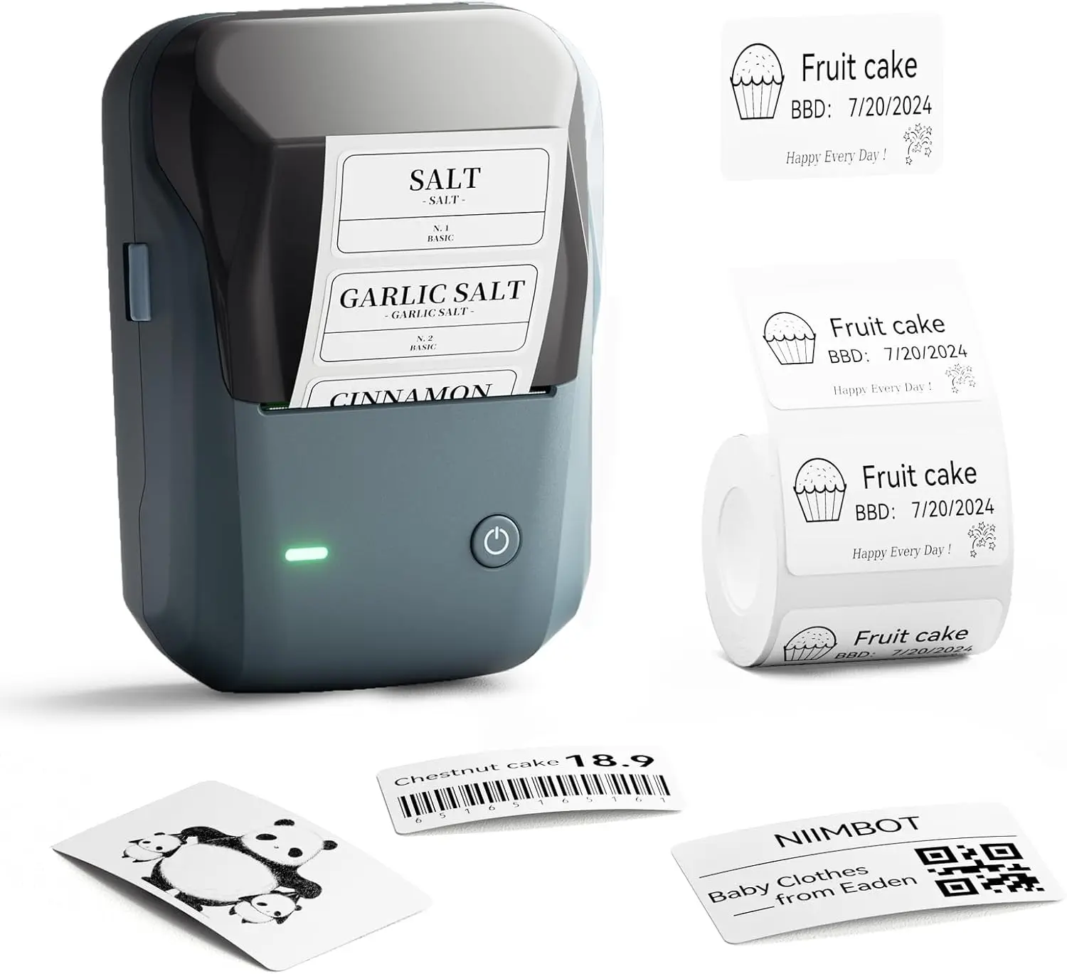 Tag Portable Label Niimbot 300dpi (printing, B21pro 300dpi 3rolls): Commercial Equipment - Commercial Use | barcode | inkless | suitable - Image 30