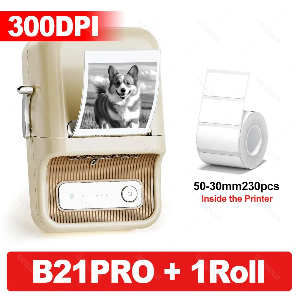 Tag Portable Label Niimbot 300dpi (printing, B21pro 300dpi 3rolls): Commercial Equipment - Commercial Use | barcode | inkless | suitable - Image 31