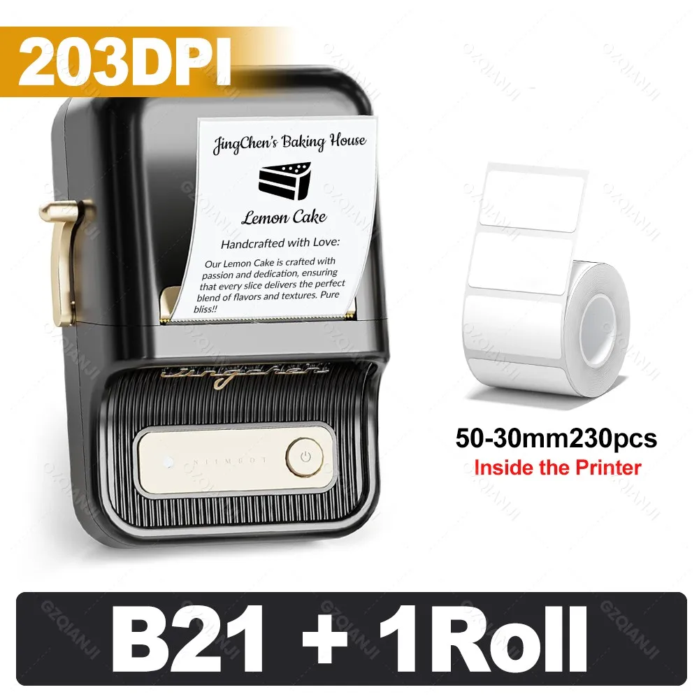 Tag Portable Label Niimbot 300dpi (printing, B21pro 300dpi 3rolls): Commercial Equipment - Commercial Use | barcode | inkless | suitable - Image 34
