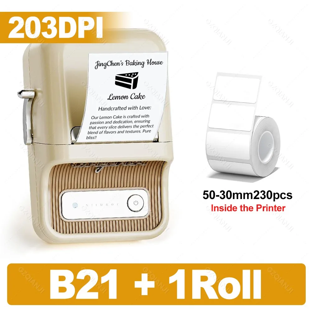 Tag Portable Label Niimbot 300dpi (printing, B21pro 300dpi 3rolls): Commercial Equipment - Commercial Use | barcode | inkless | suitable - Image 35
