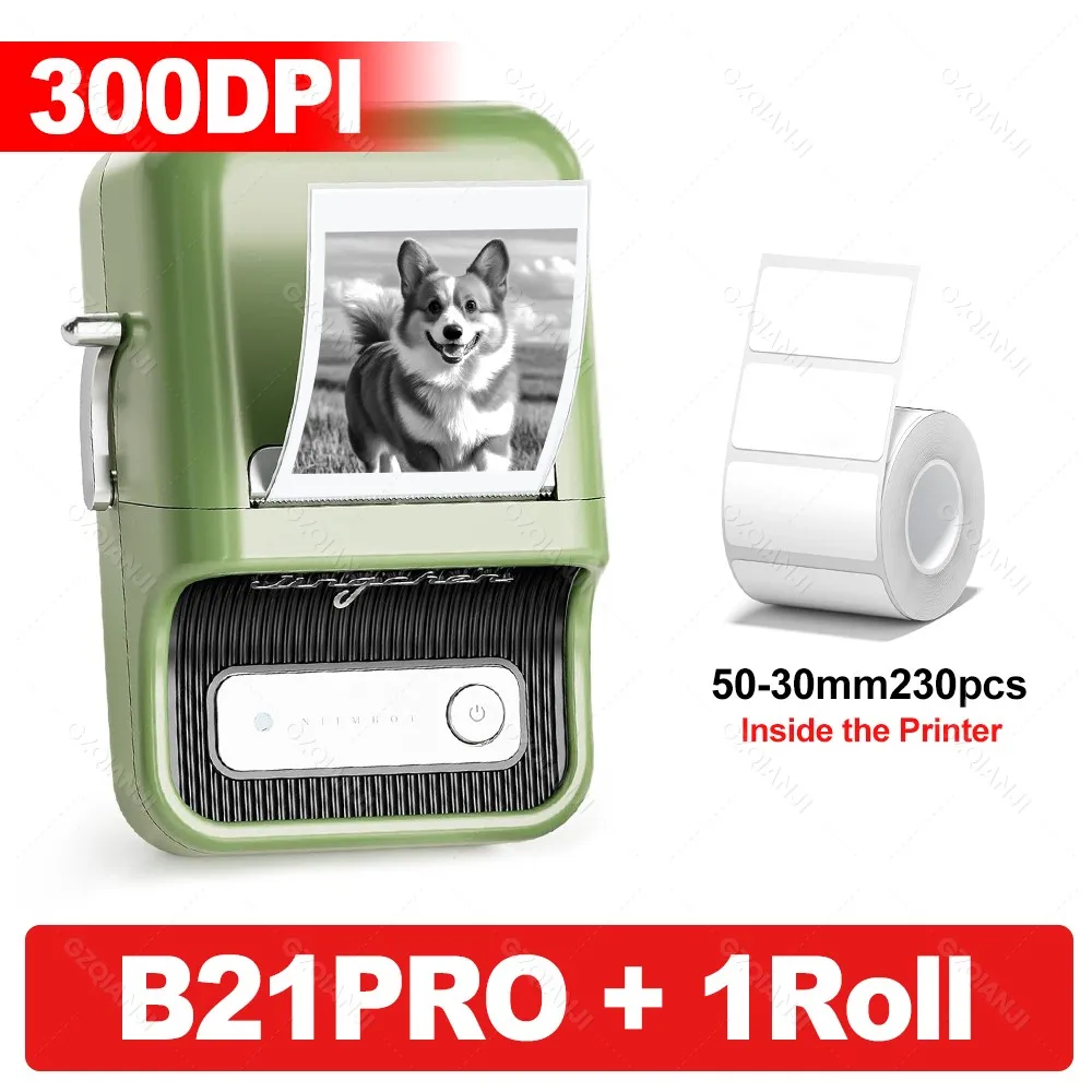 Tag Portable Label Niimbot 300dpi (printing, B21pro 300dpi 3rolls): Commercial Equipment - Commercial Use | barcode | inkless | suitable - Image 36