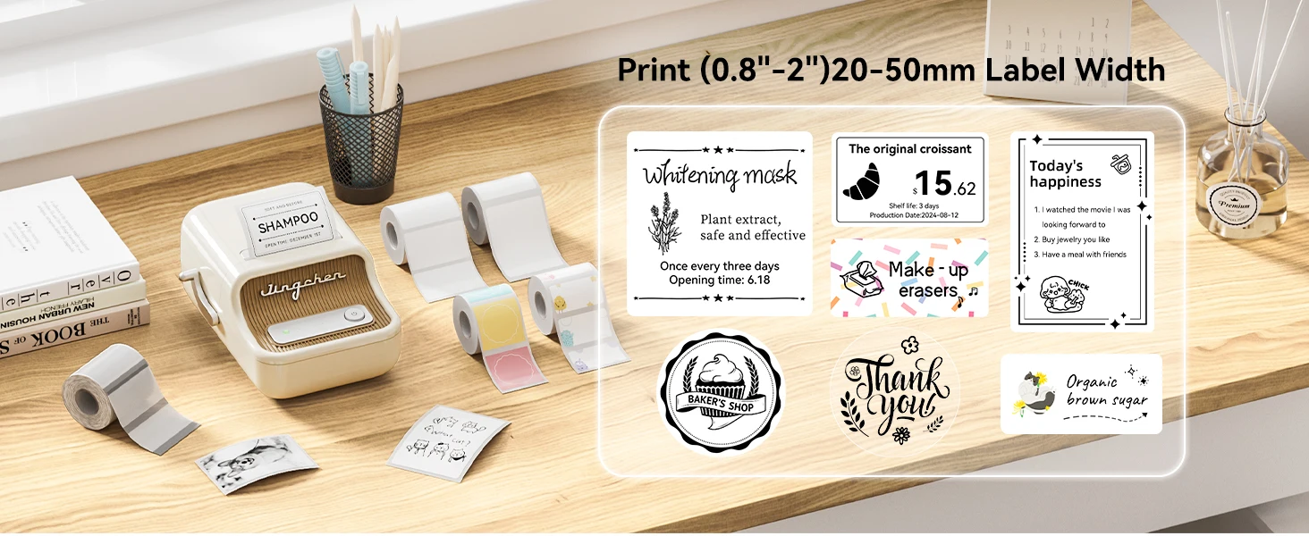 Tag Portable Label Niimbot 300dpi (printing, B21pro 300dpi 3rolls): Commercial Equipment - Commercial Use | barcode | inkless | suitable - Image 4